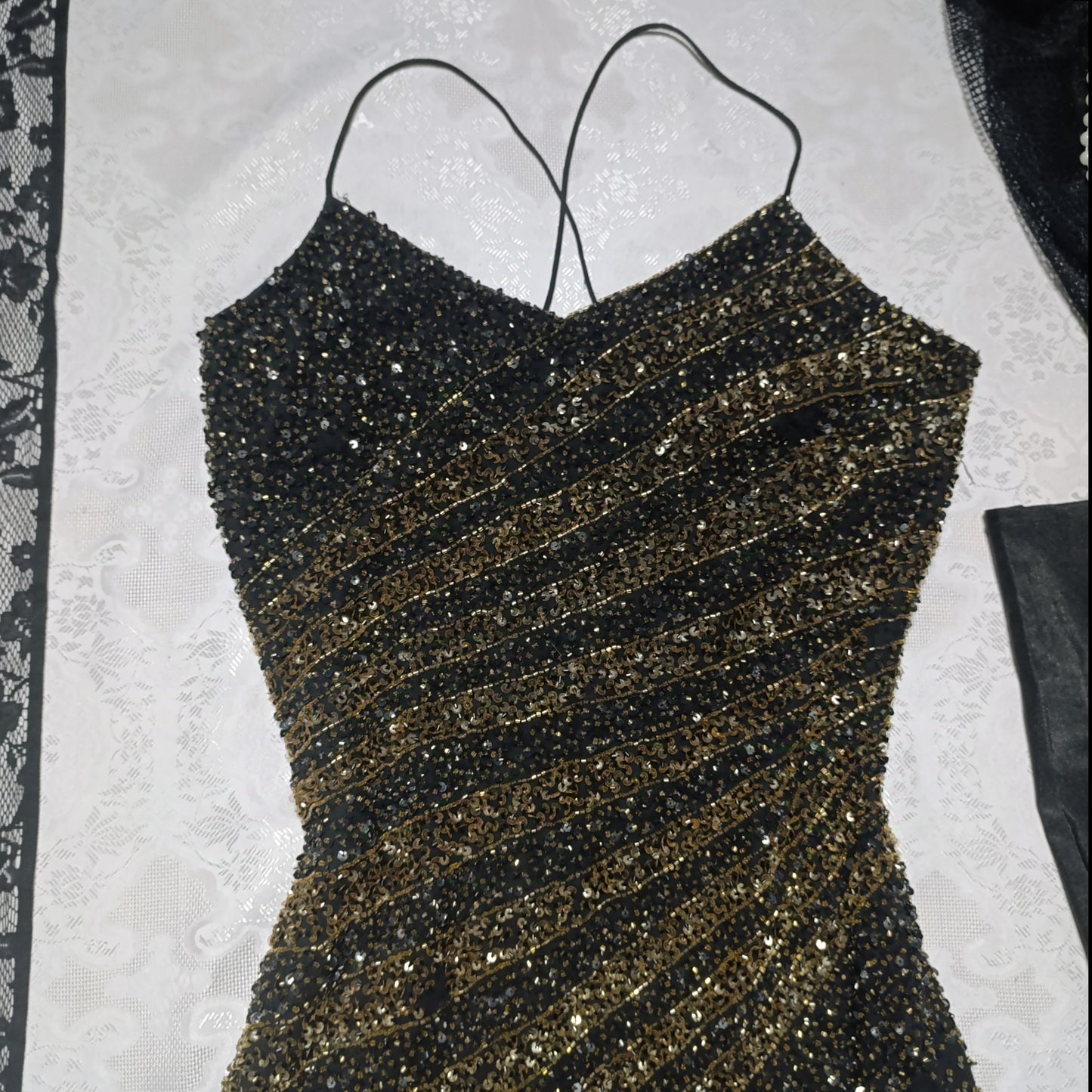 Vintage Sequin Dress