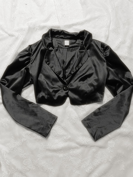 Satin, short jacket