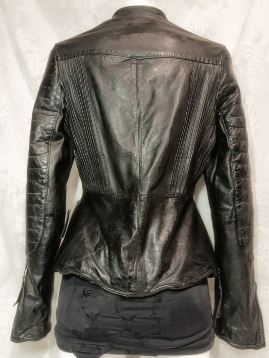 Nappa Leather Moto Jacket ✟
