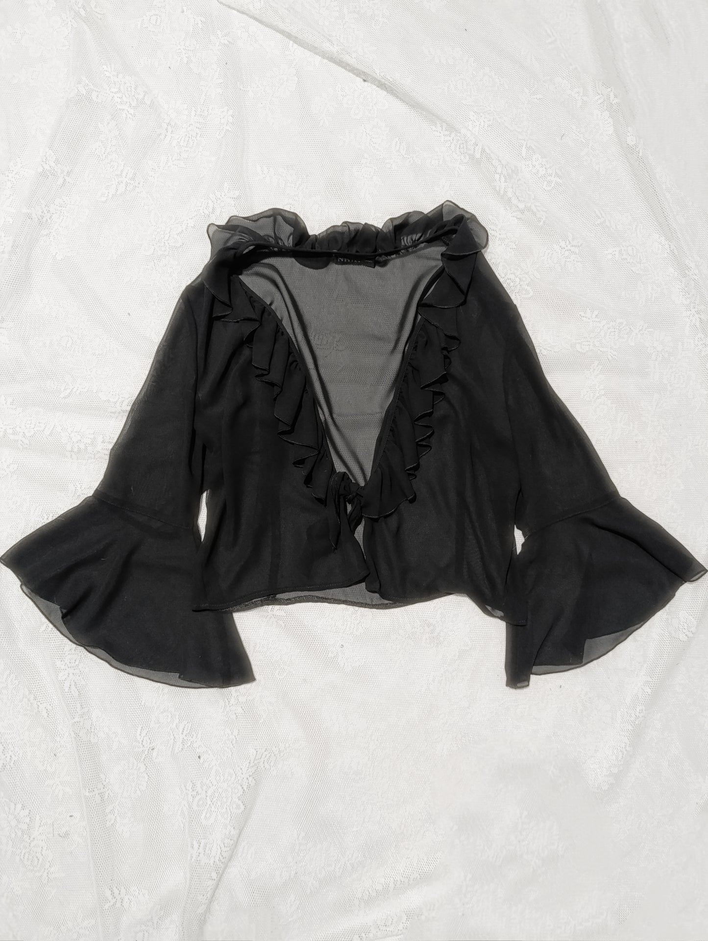 Sheer Mesh Bolero ✞︎