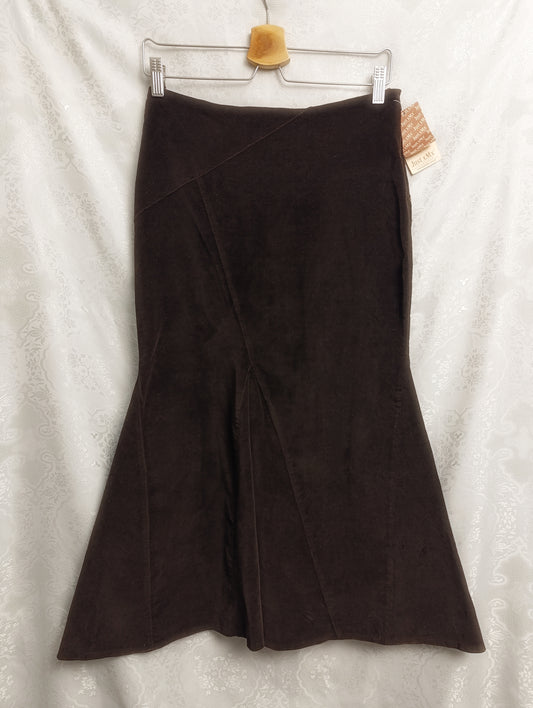 Brown Velvet Skirt ⛦