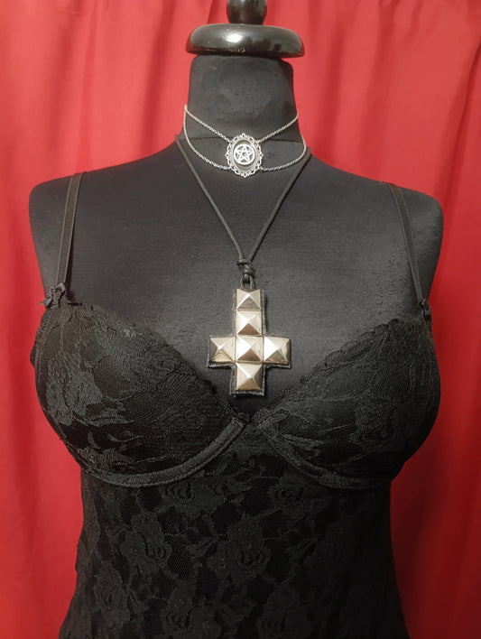 Lace Slip Dress -♡´-