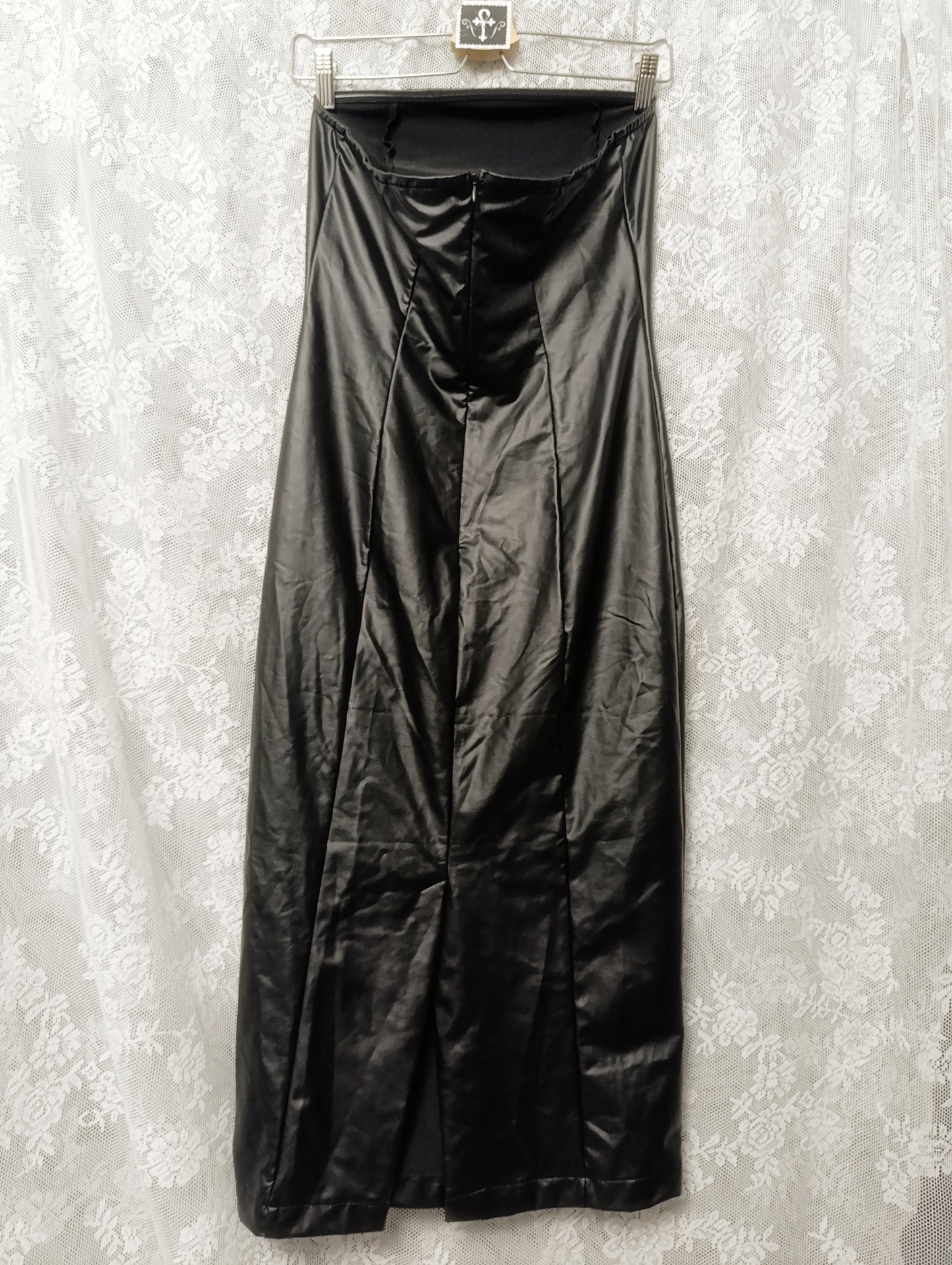 Faux Leather Midi Dress ⛦