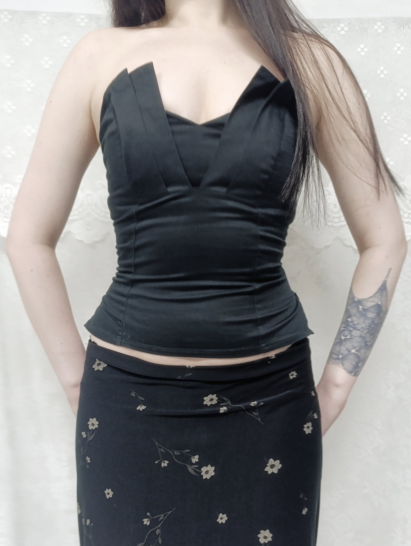 Strapless Corset Top 𓏵