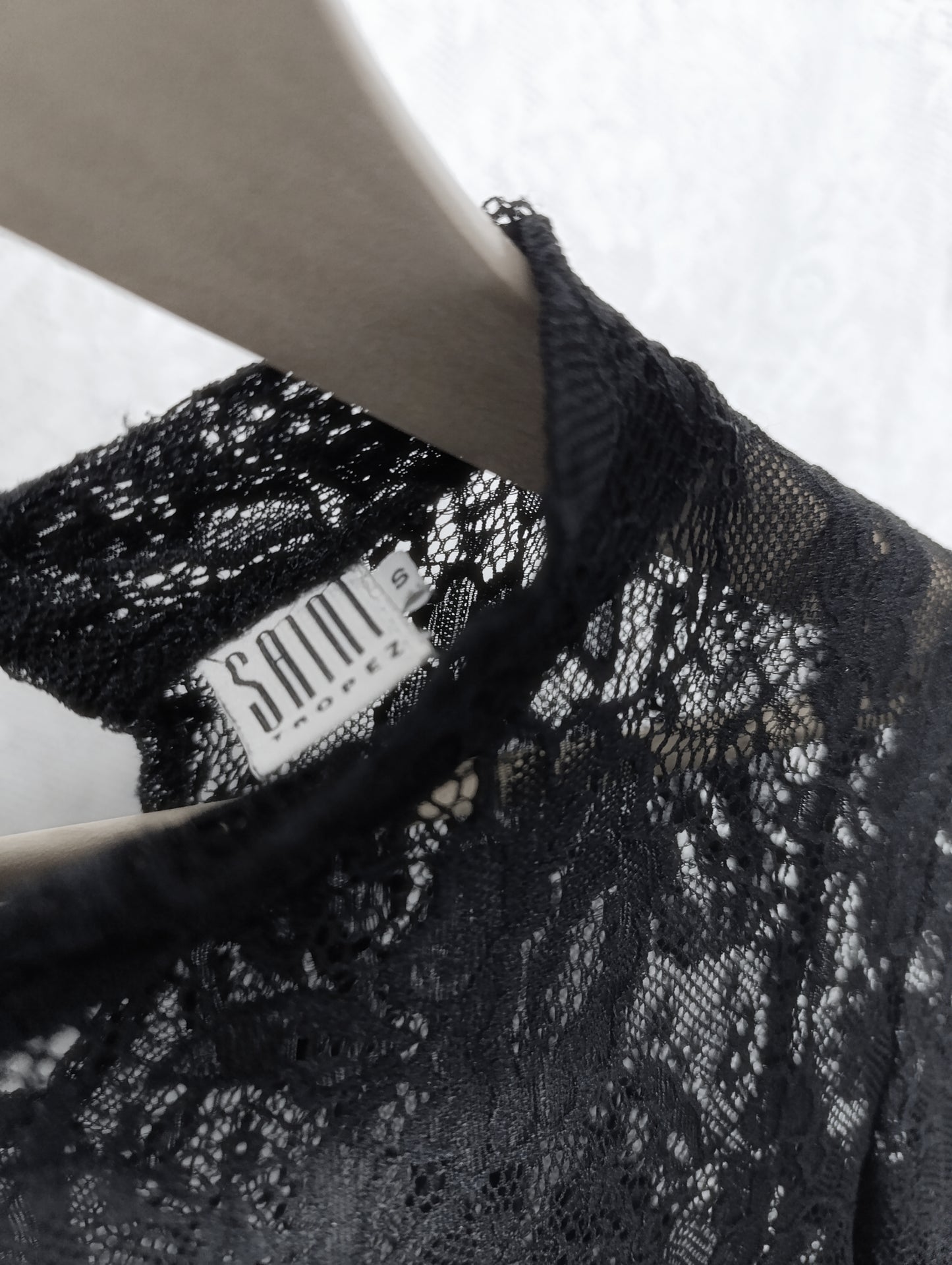 Floral Lace Highneck Top ✞︎