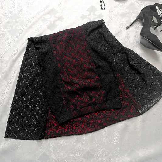 Vampire Mermaid Maxi Skirt
