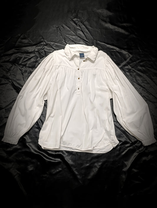 Cotton shirt with puff sleeves ⭐