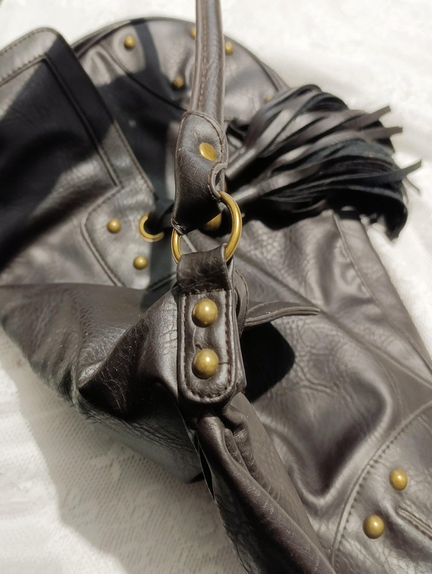 Brown Bag with Tassels ˗ˏˋ ★ ˎˊ˗