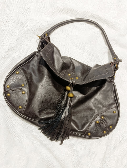 Brown Bag with Tassels ˗ˏˋ ★ ˎˊ˗