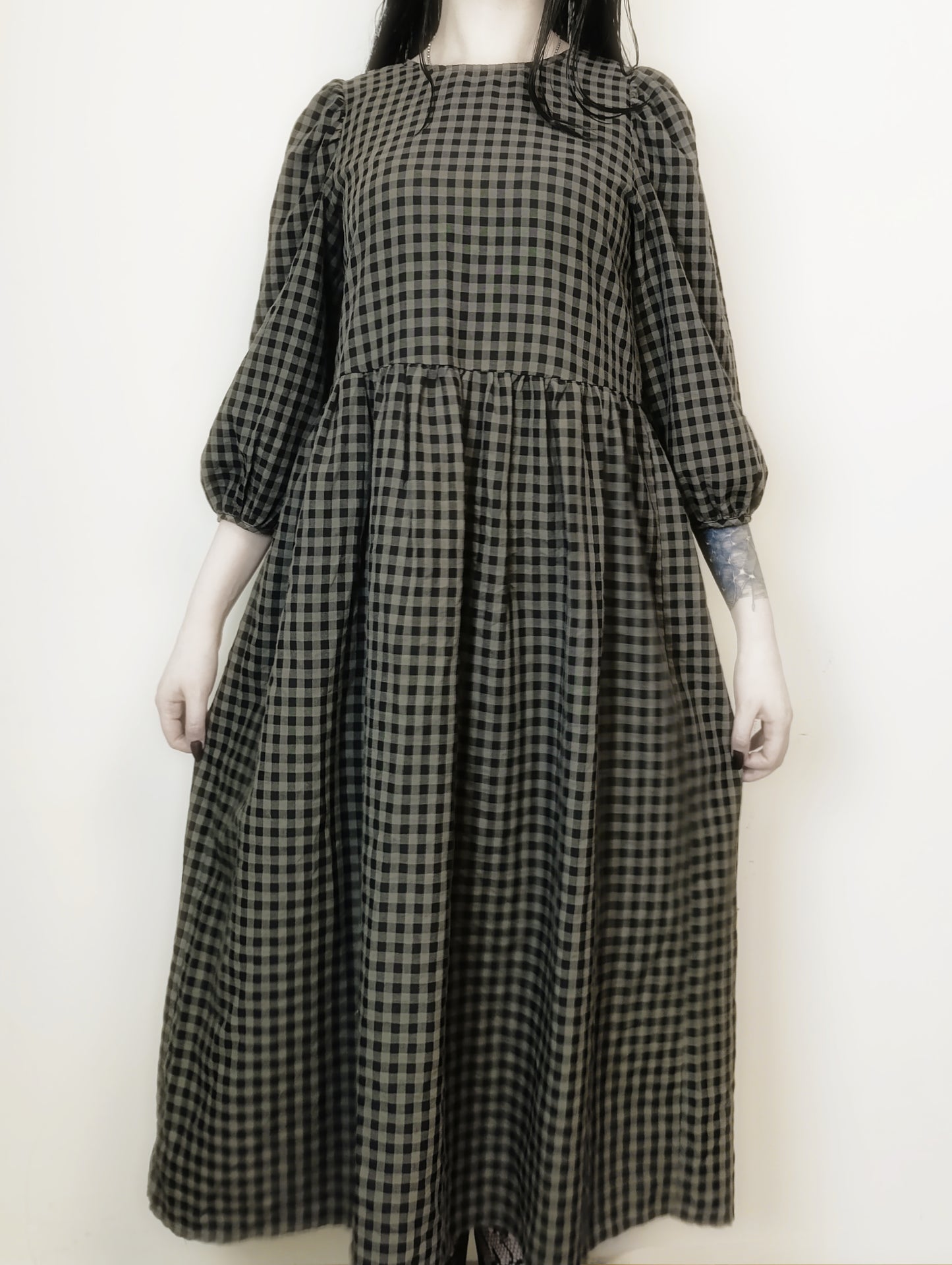 Plaid Witchy Dress ₍^. .^₎⟆