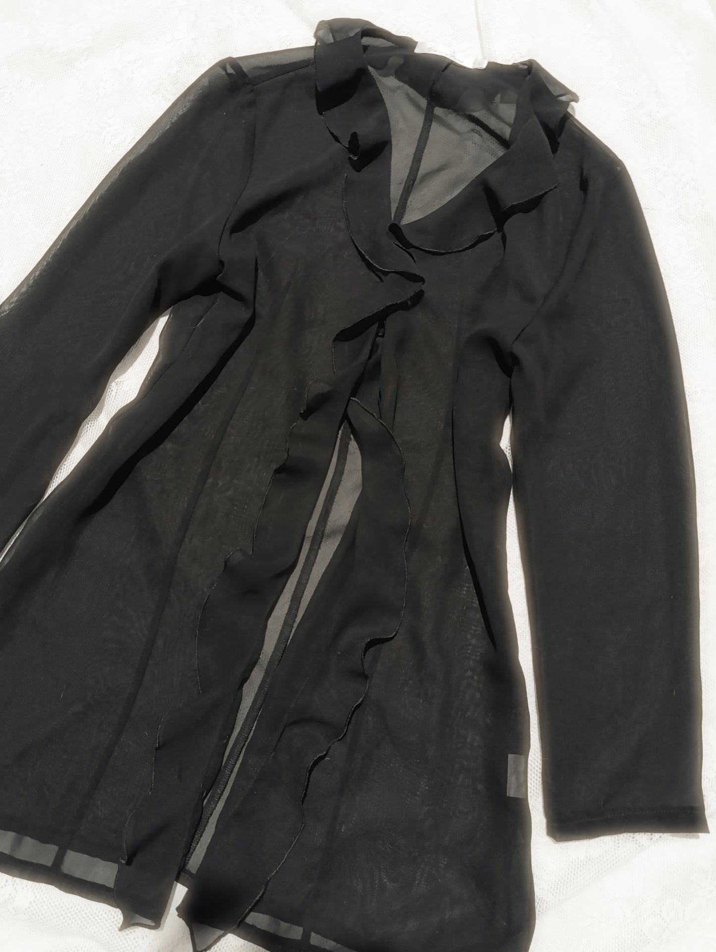 Sheer Ruffled Shirt 𓆩♱𓆪