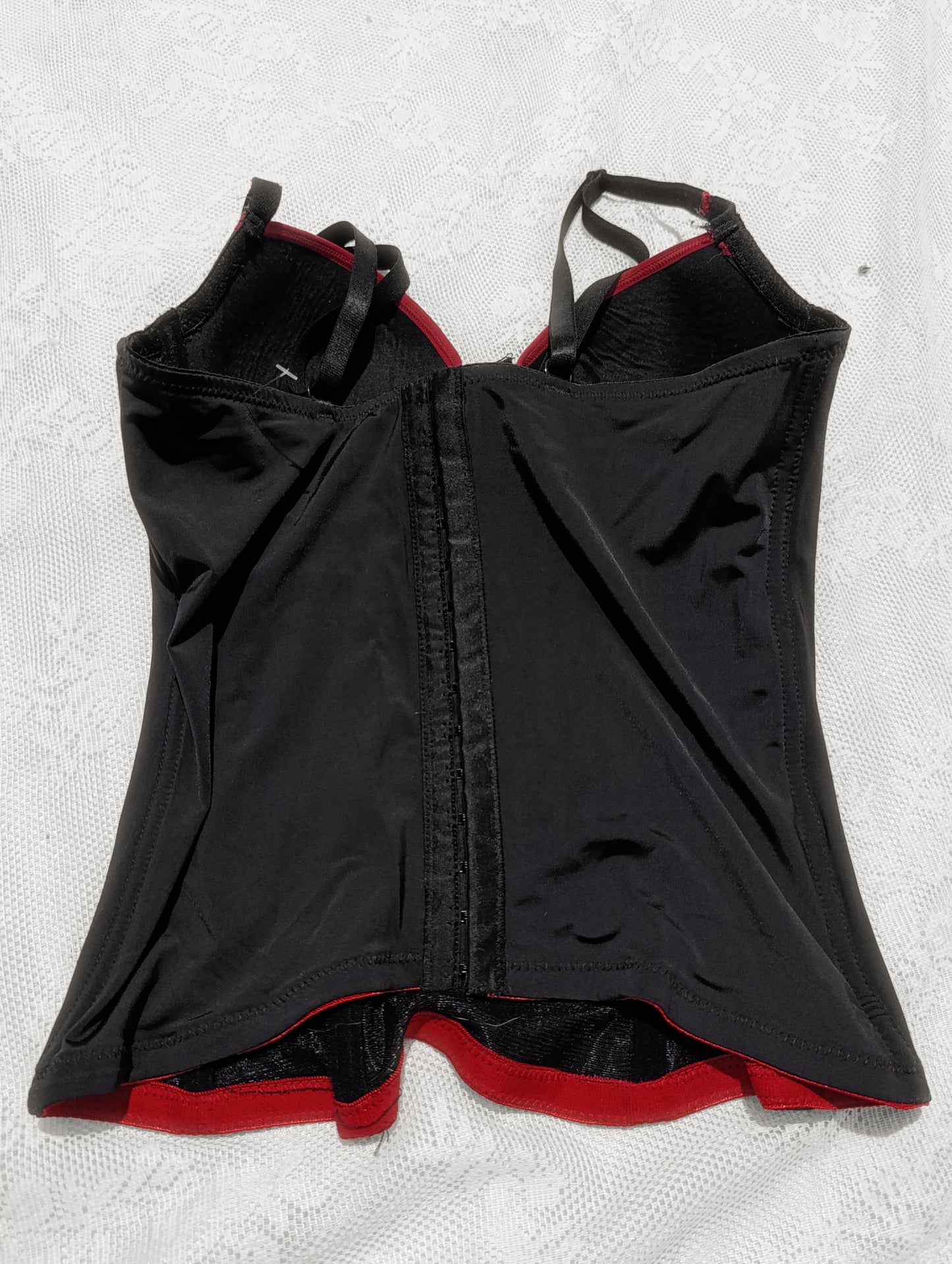 Red Trim Corset Top ♱