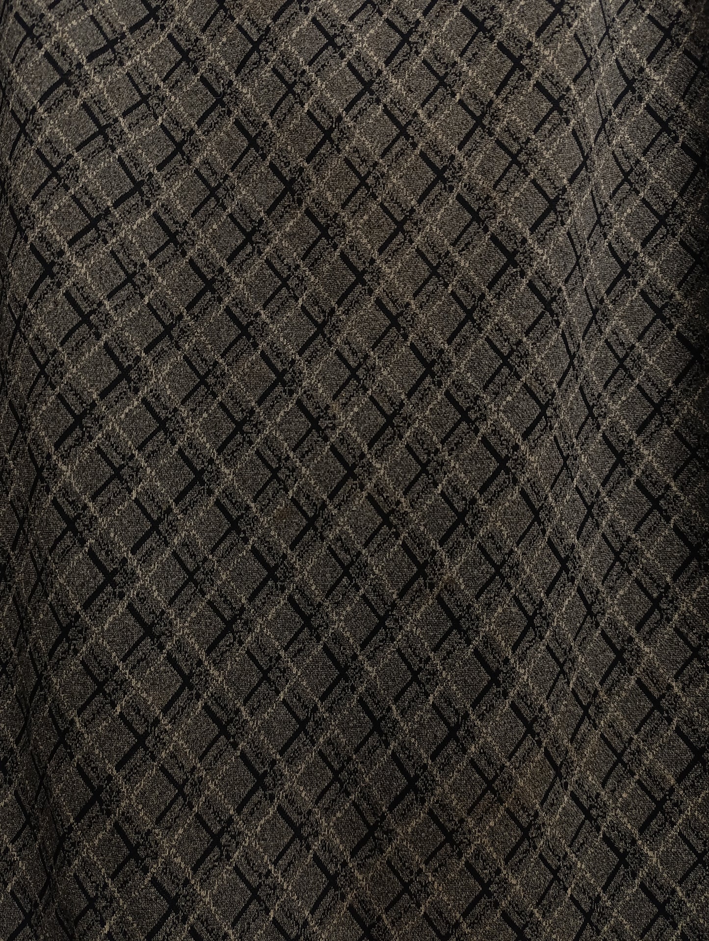 Vintage Plaid Maxi Skirt 𖤐⭒๋࣭