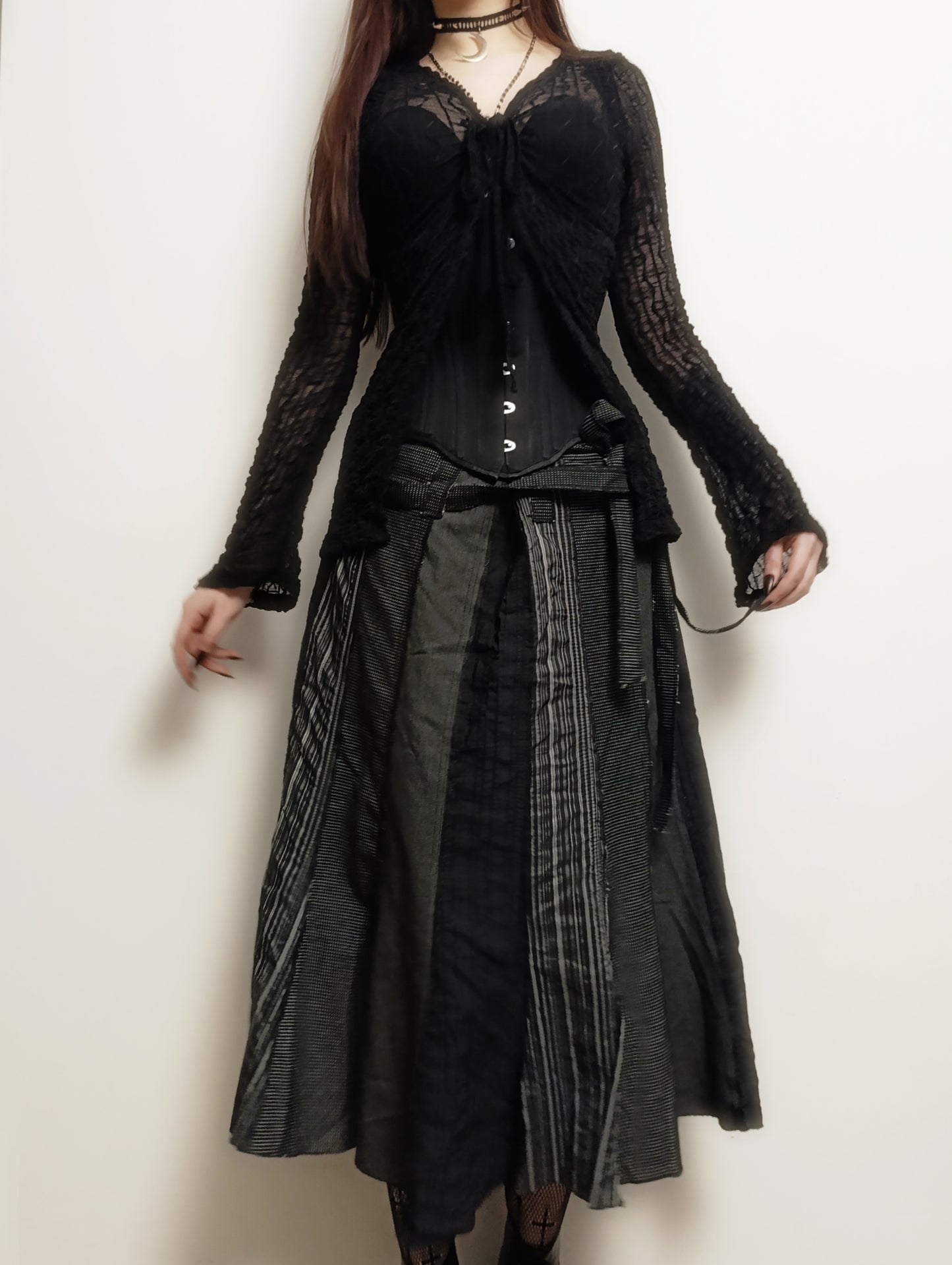 Patchwork Vintage Skirt -♡´-