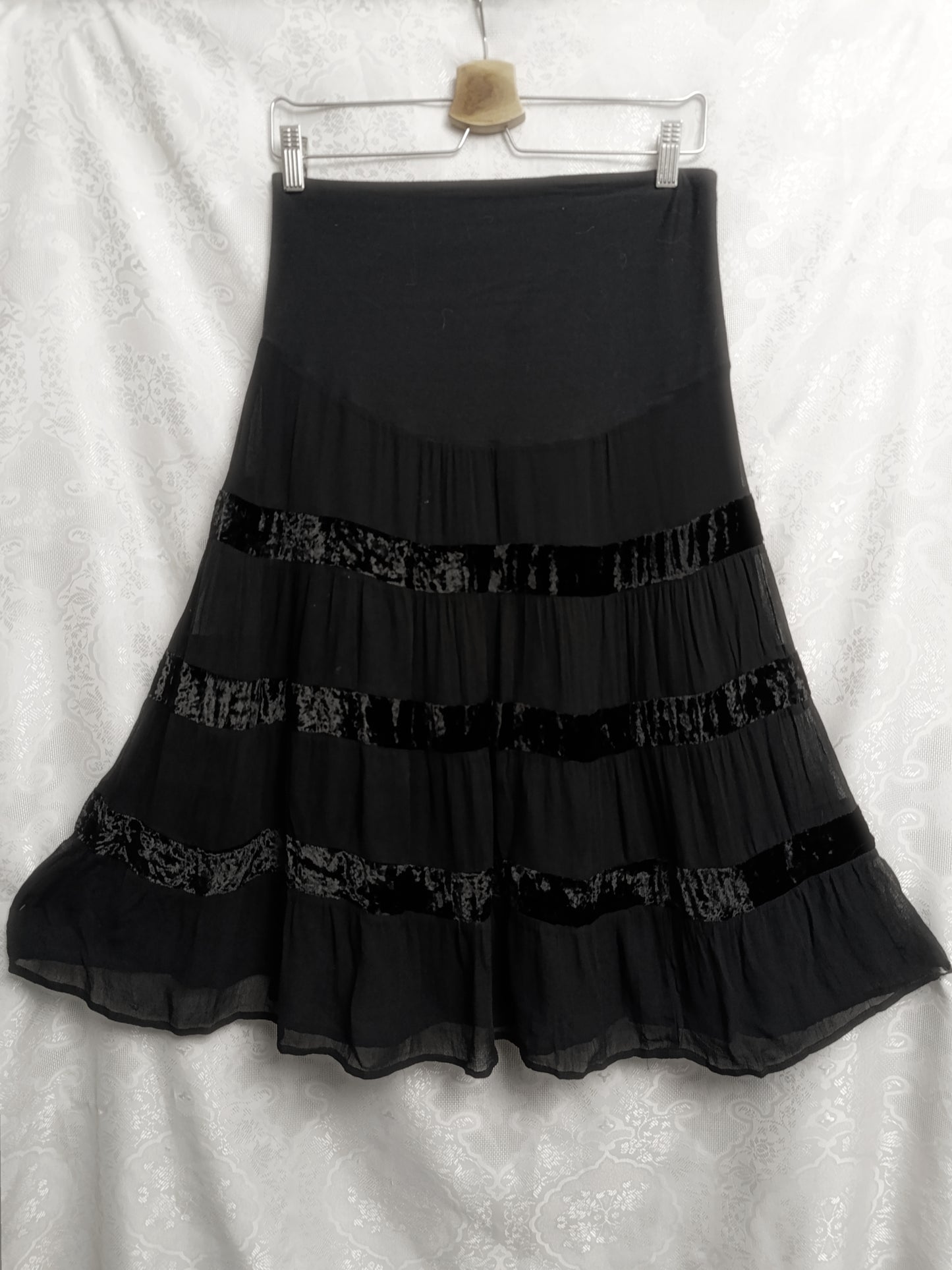 Velvet Midi Skirt ✞︎