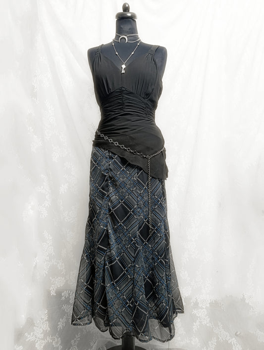 Plaid Vintage Skirt 𝜗ৎ