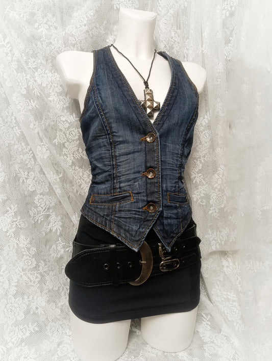 Denim Y2K Vest ⛦