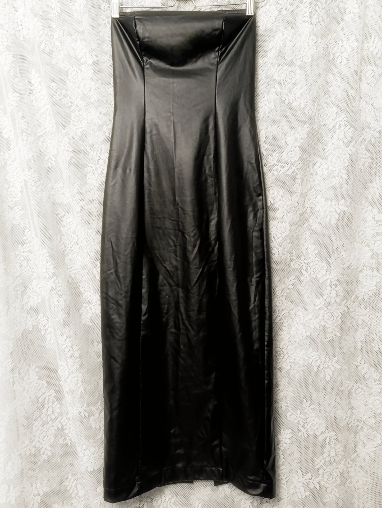 Faux Leather Midi Dress ⛦