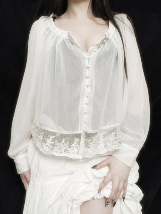 Oversized Blouse ⊹₊⟡⋆