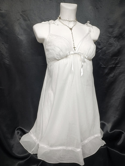 Lace Babydoll Night Dress 𝜗ৎ