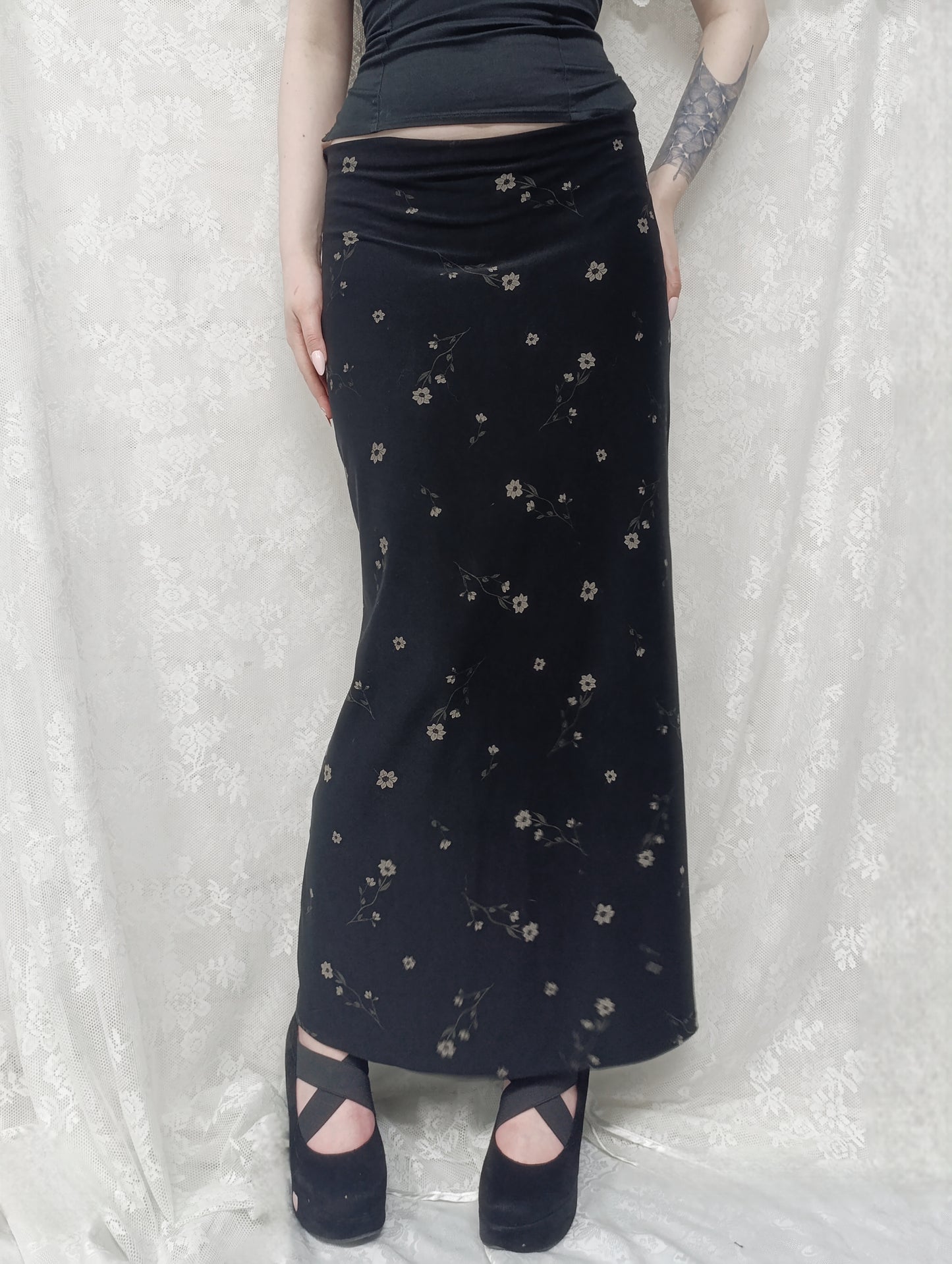 Floral Maxi Skirt ༺♰༻