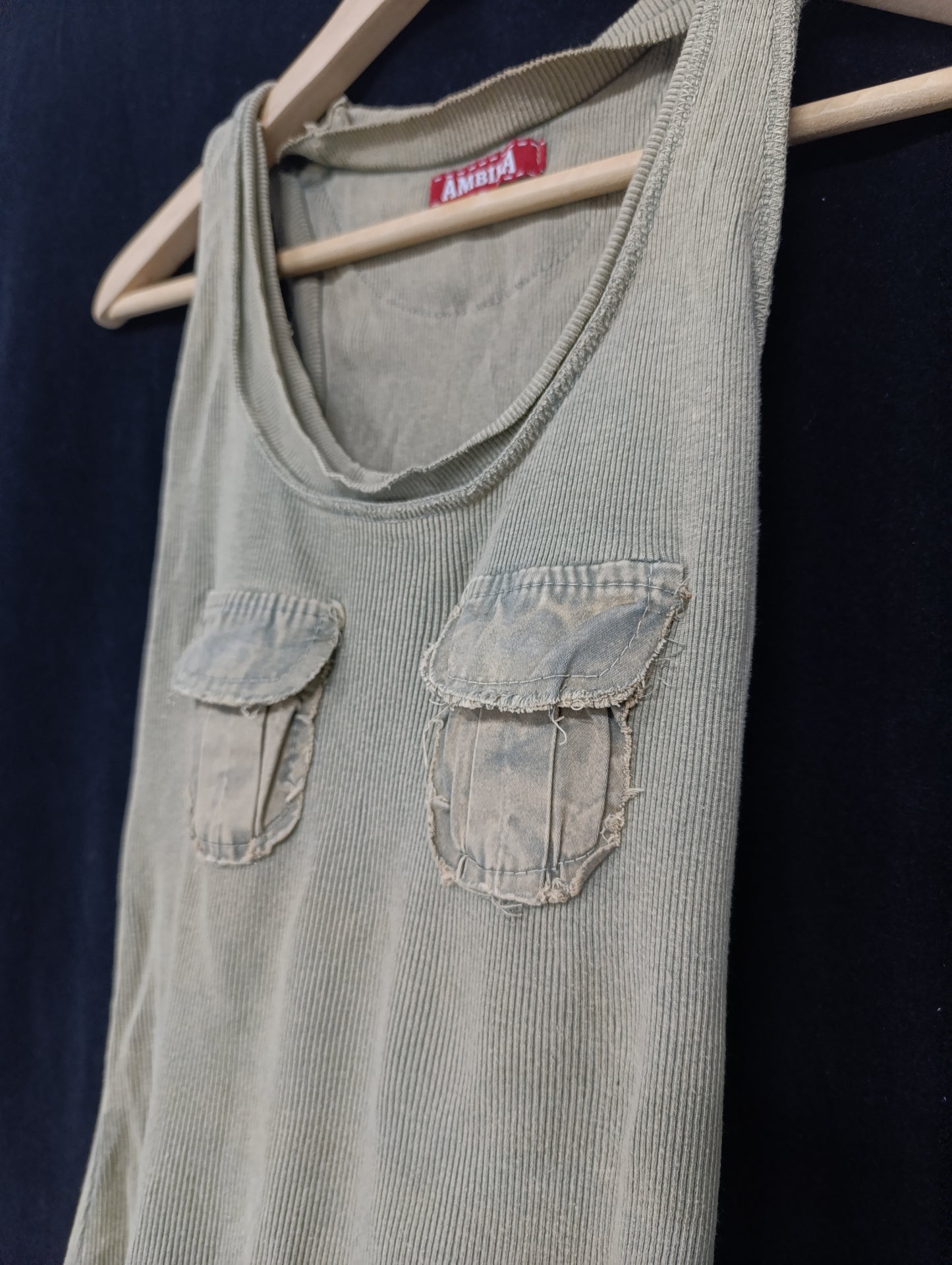 Khaki Pocket Top 𓋹