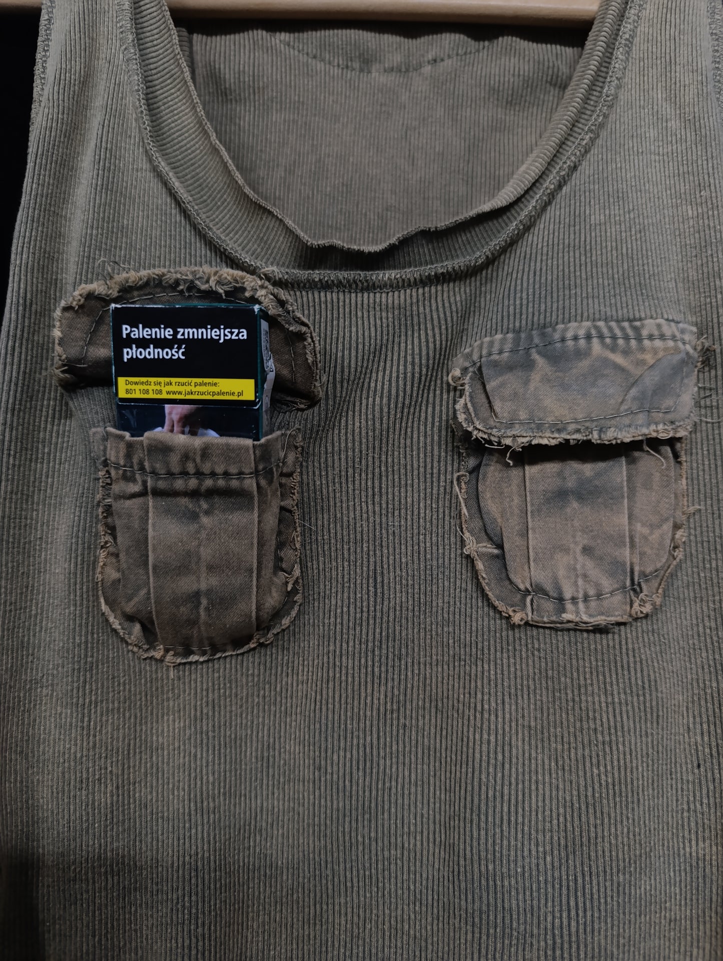 Khaki Pocket Top 𓋹