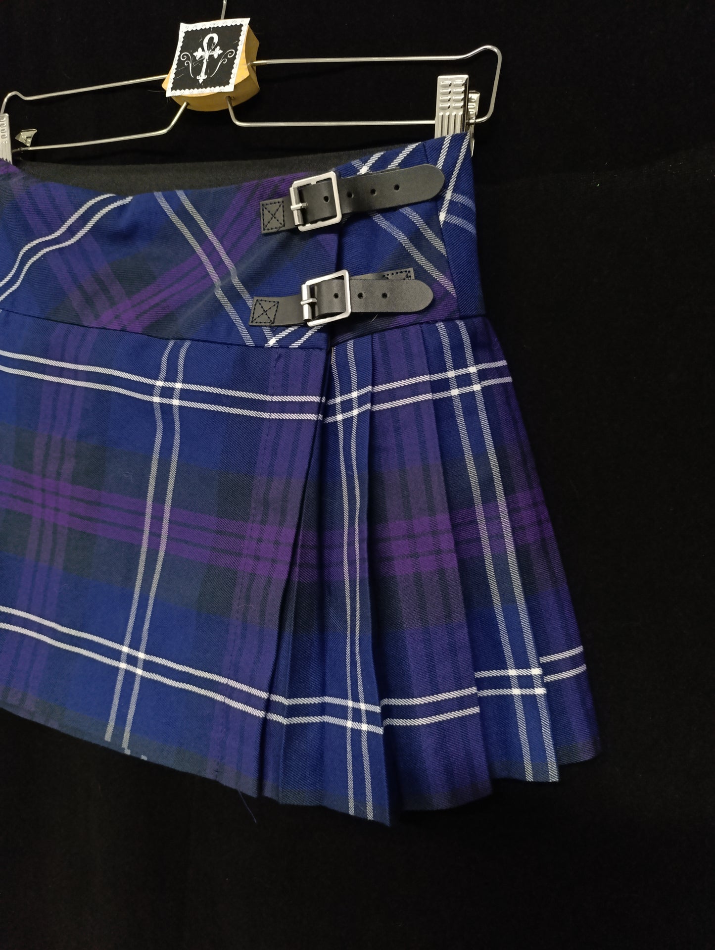 Purple Pleated Mini Skirt 𝜗ৎ