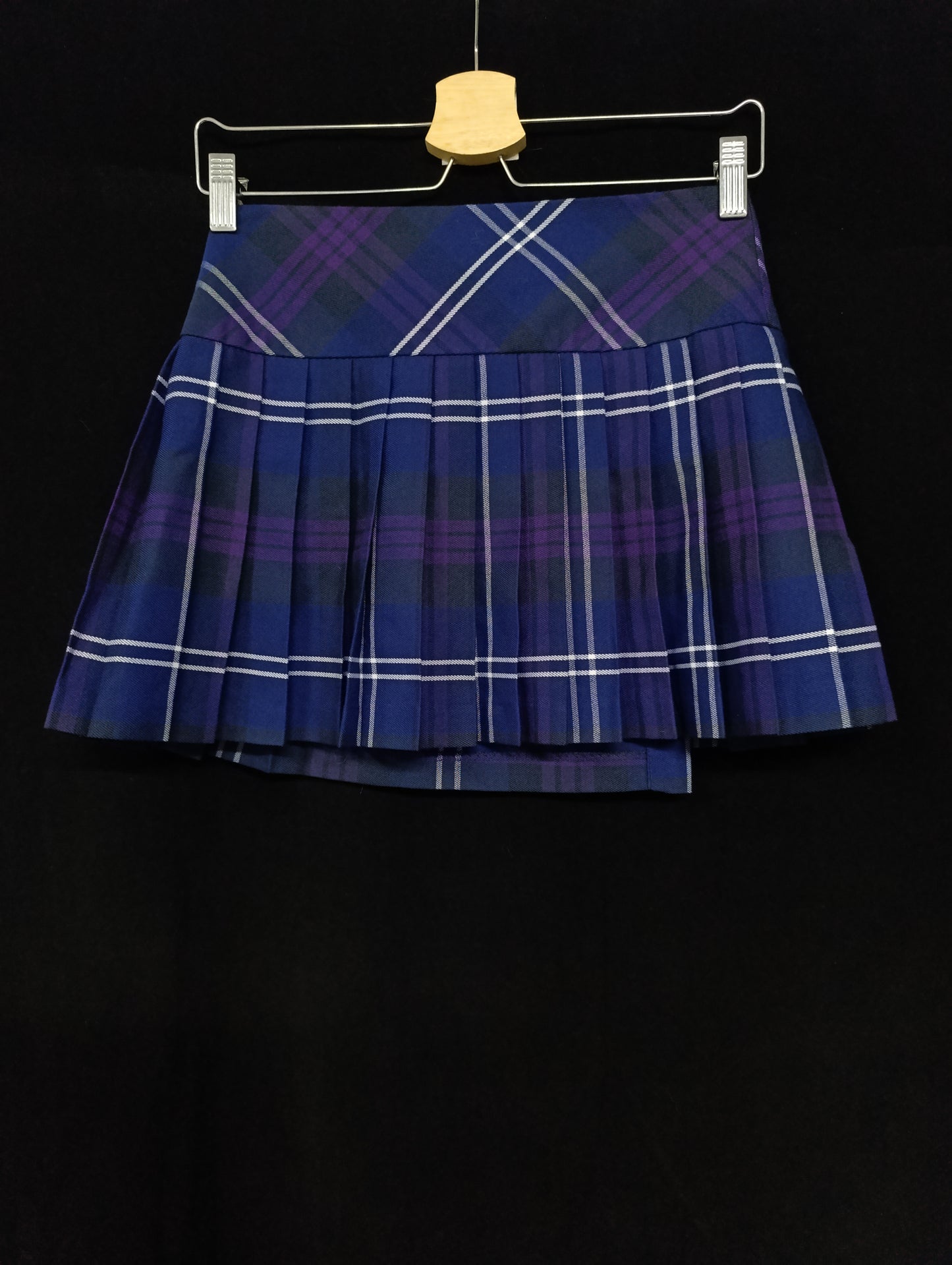 Purple Pleated Mini Skirt 𝜗ৎ