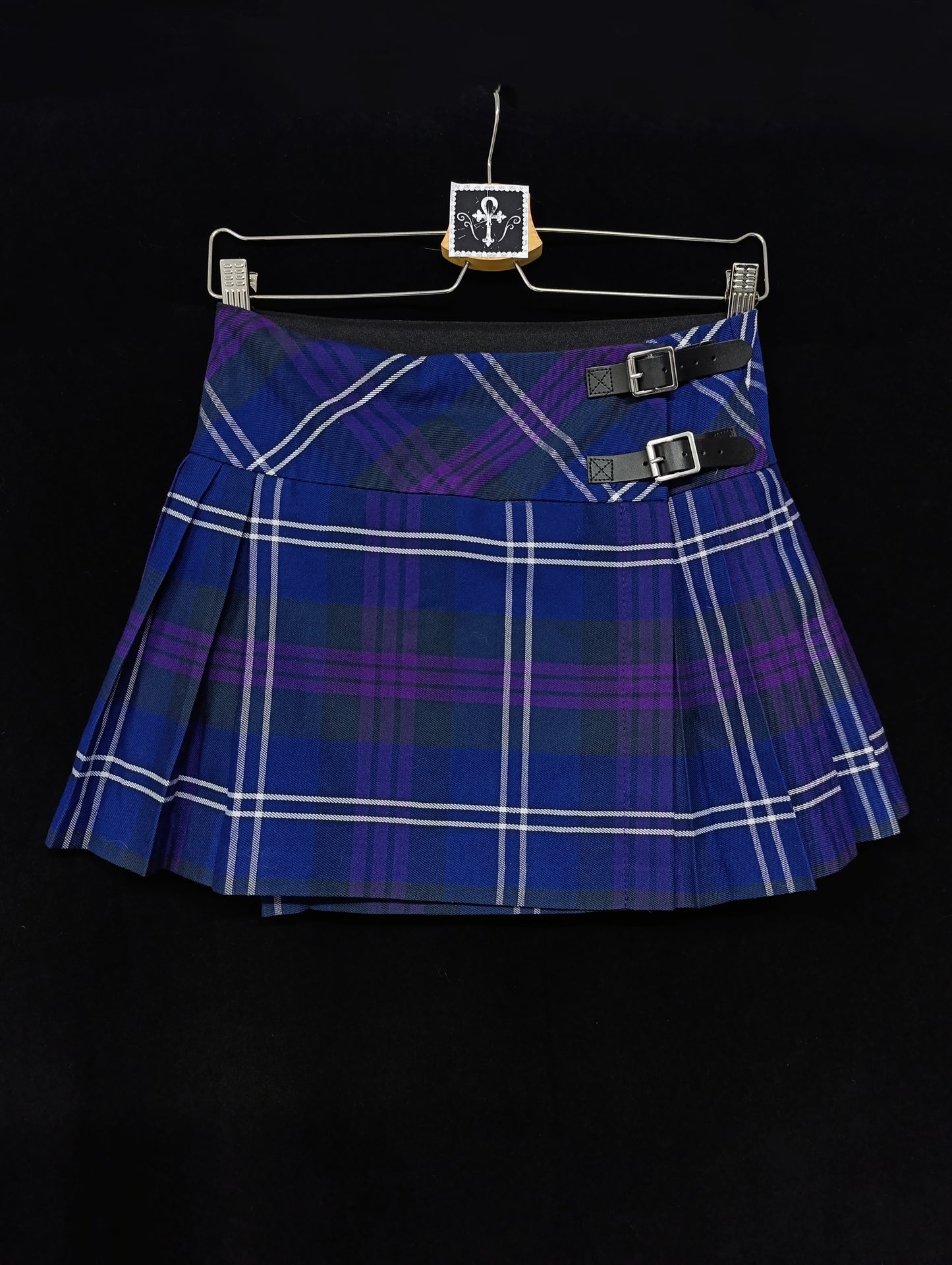 Purple Pleated Mini Skirt 𝜗ৎ