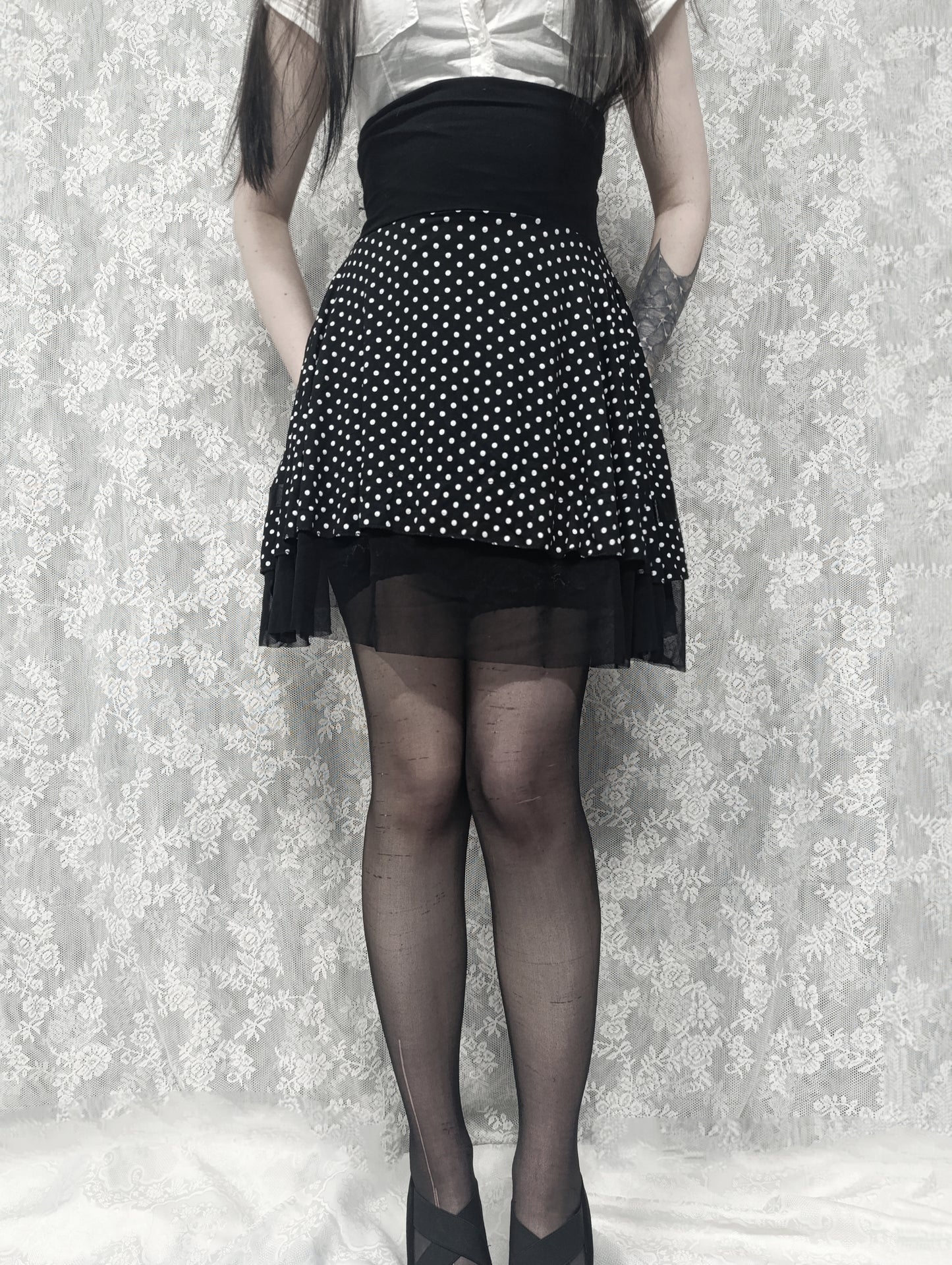 Polka Dot Skirt ⊹₊⟡⋆