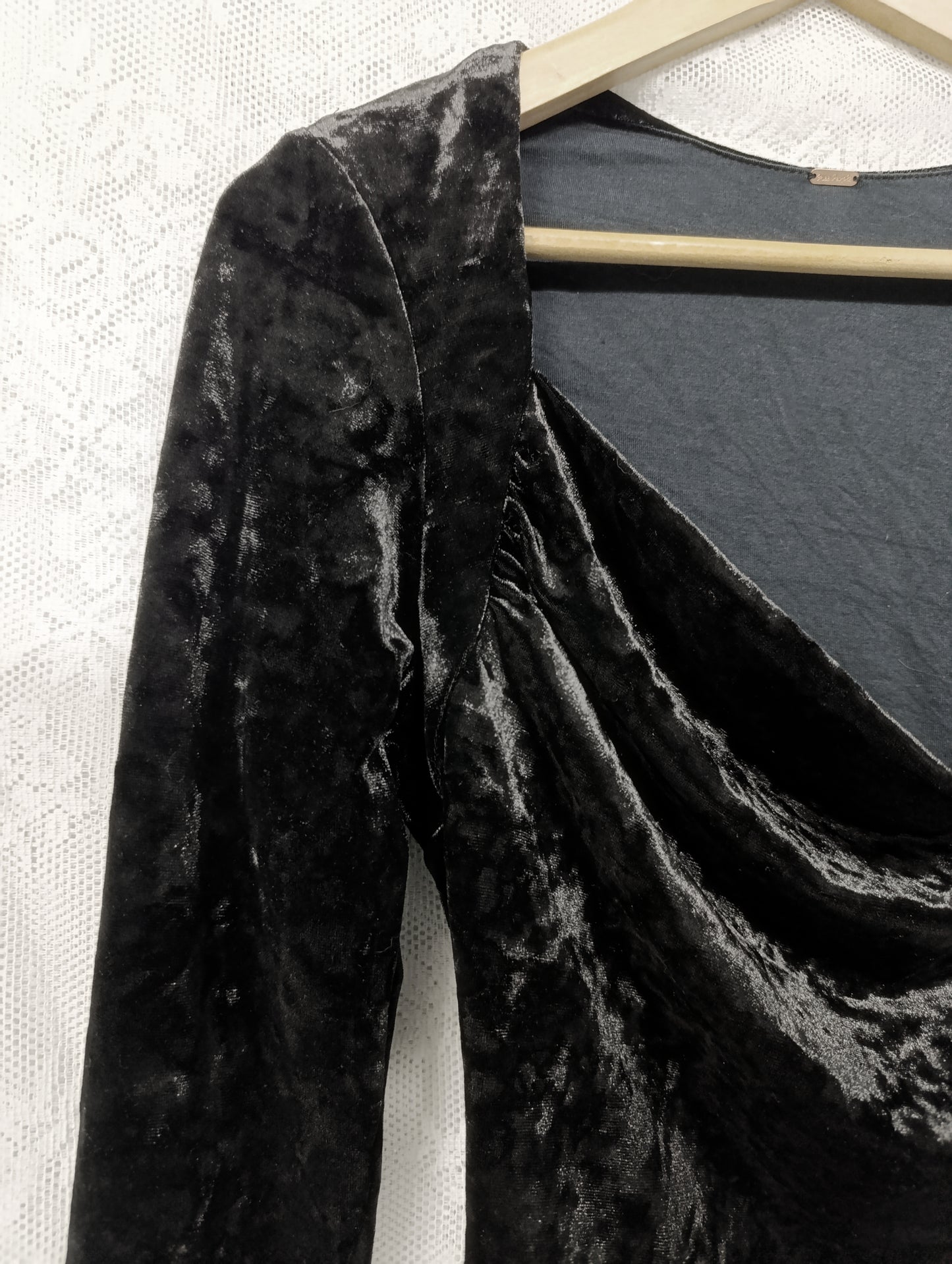 Draped Neck Blouse 𓋹