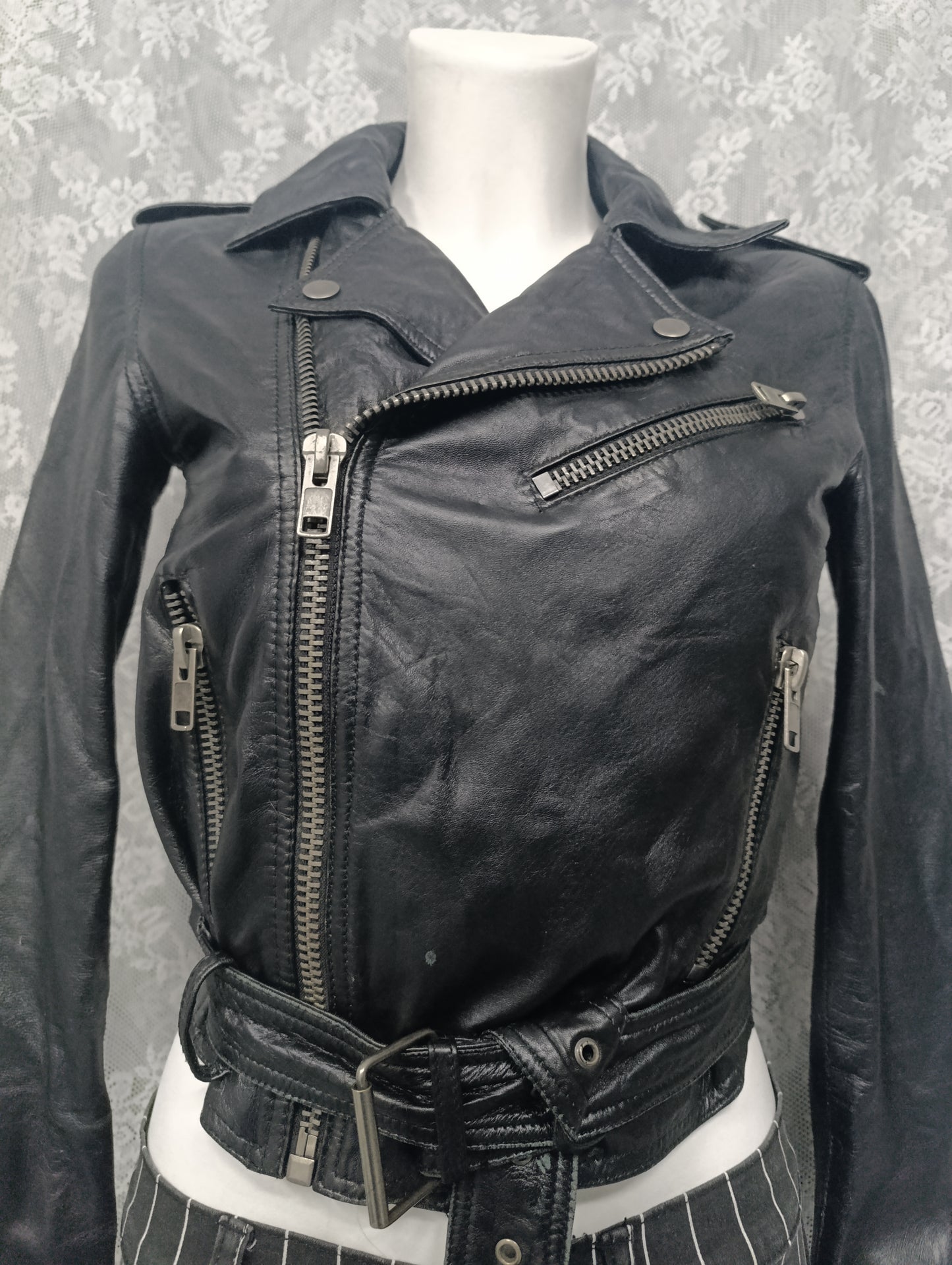 Vintage Lamb Leather Jacket ✞︎