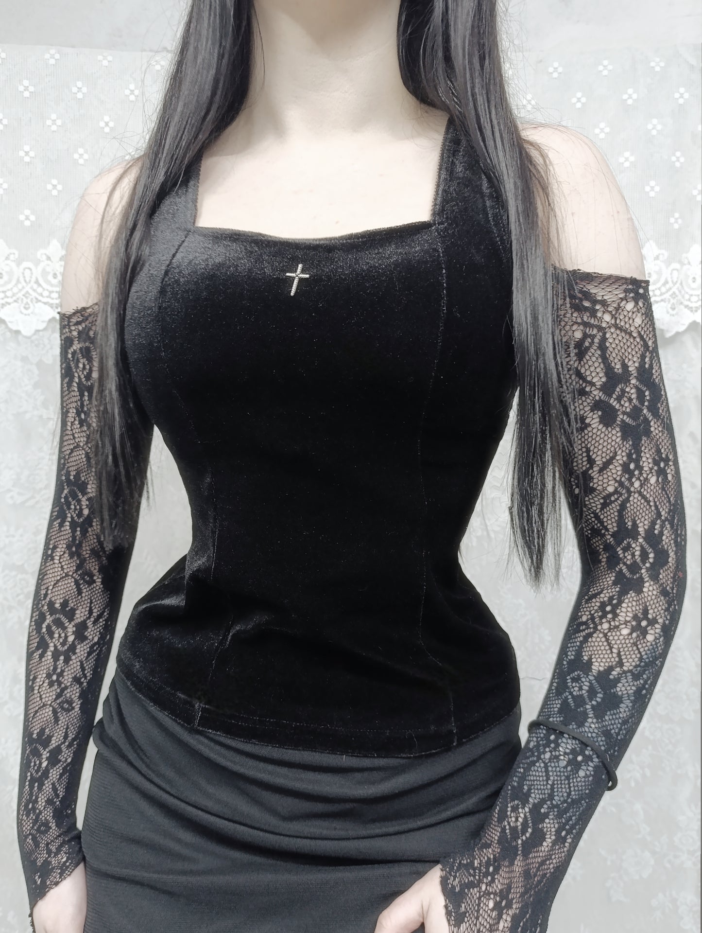 Velvet Corset Top ✞︎