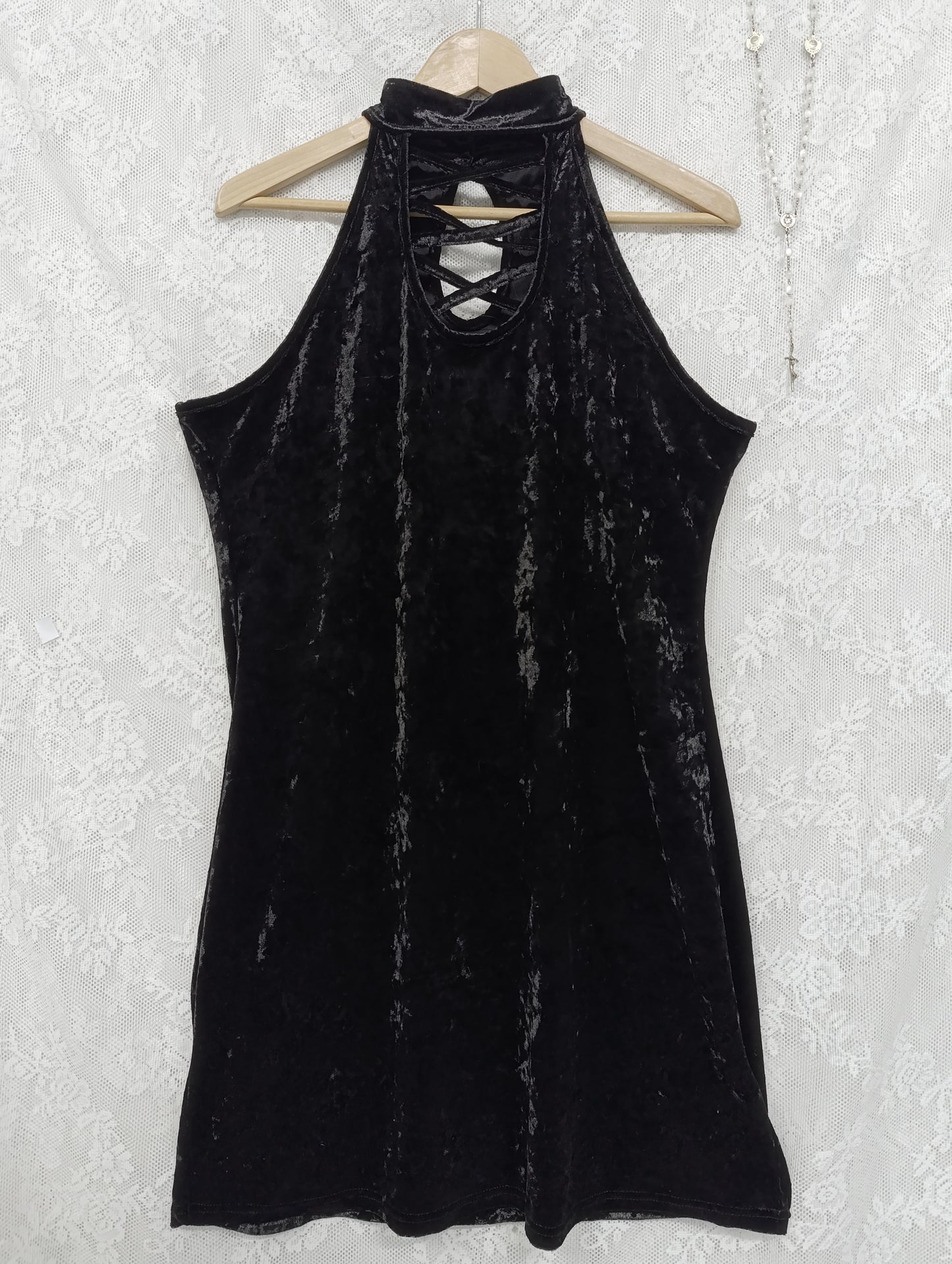 Velvet Mini Dress ✞︎