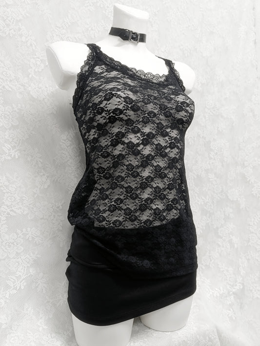 Sheer Lace Top ₍ᐢ._.ᐢ₎♡