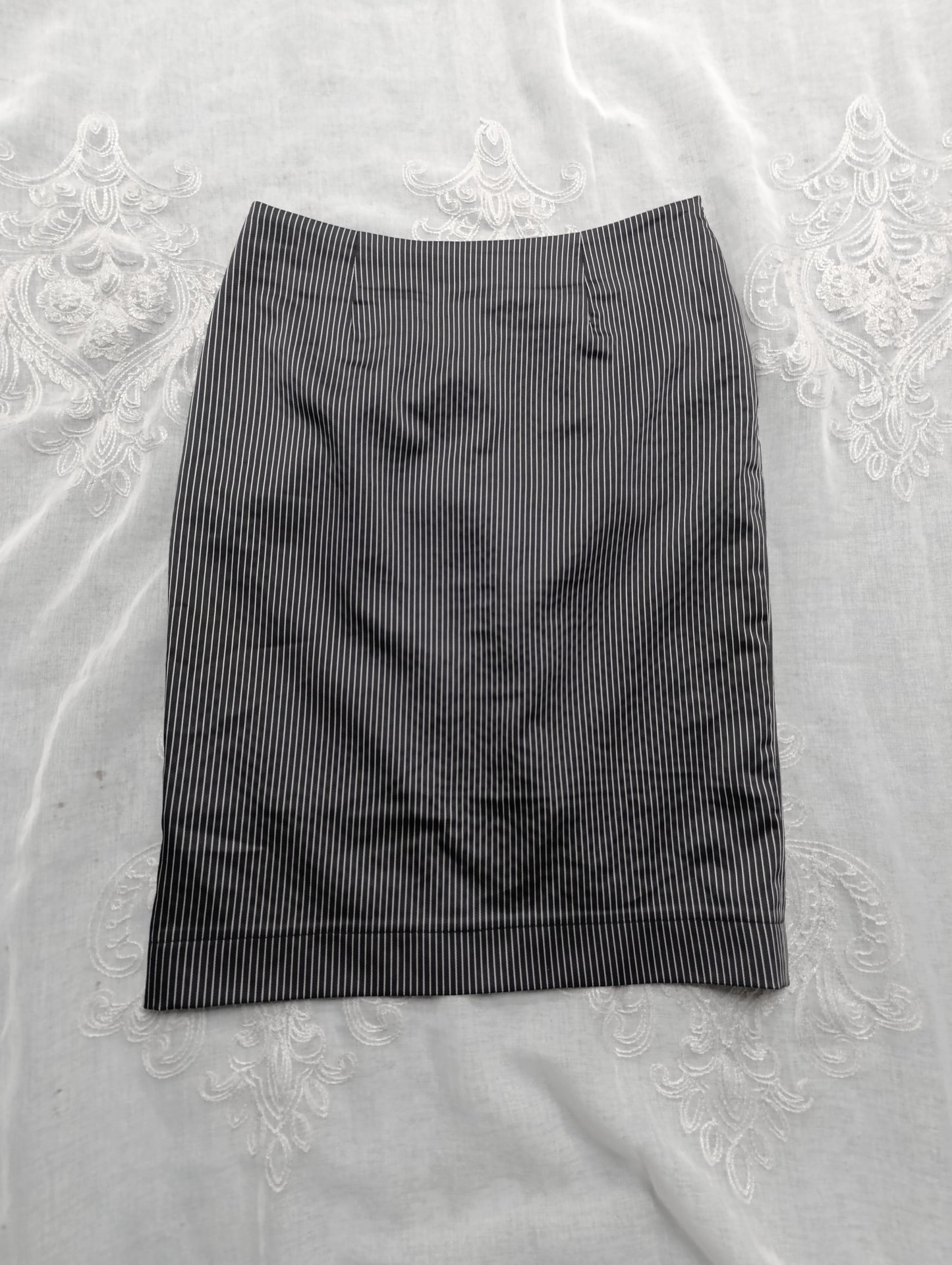 Pinstripe Pencil Skirt ⚓︎
