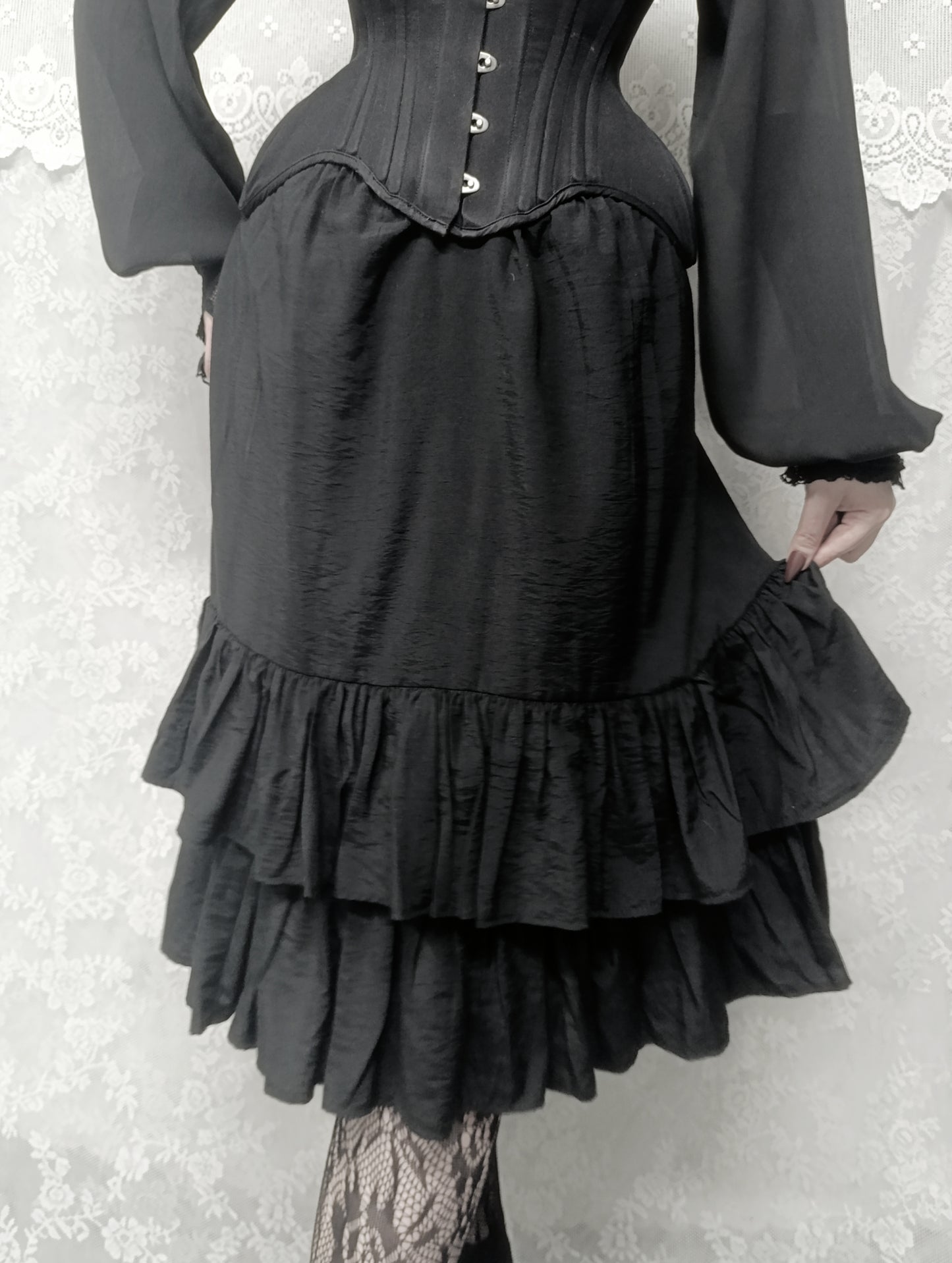 Midi Ruffle Skirt ༺♰༻
