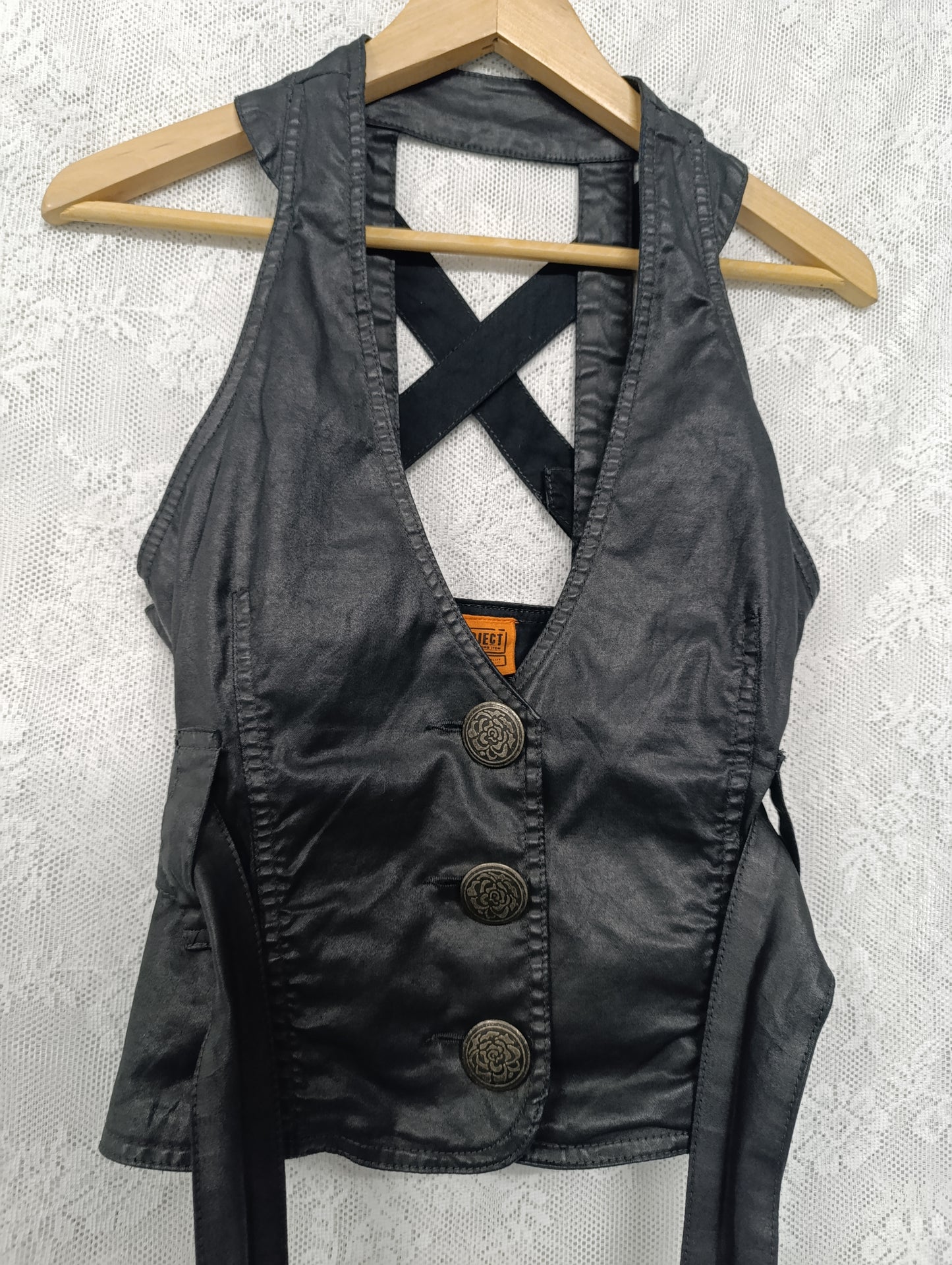 Waxed Cotton Vest 𓋹