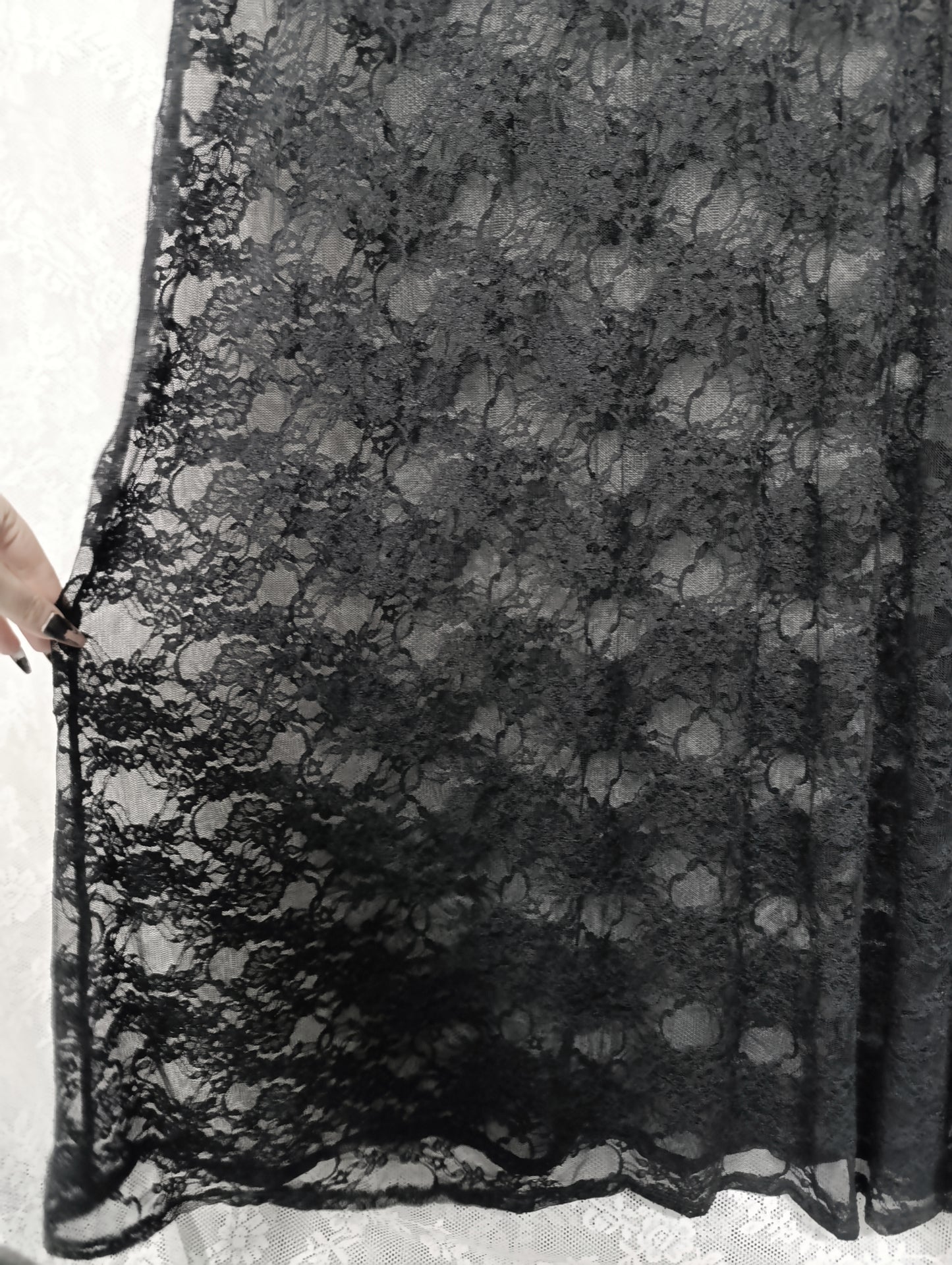 Sheer Lace Maxi Dress ⛦