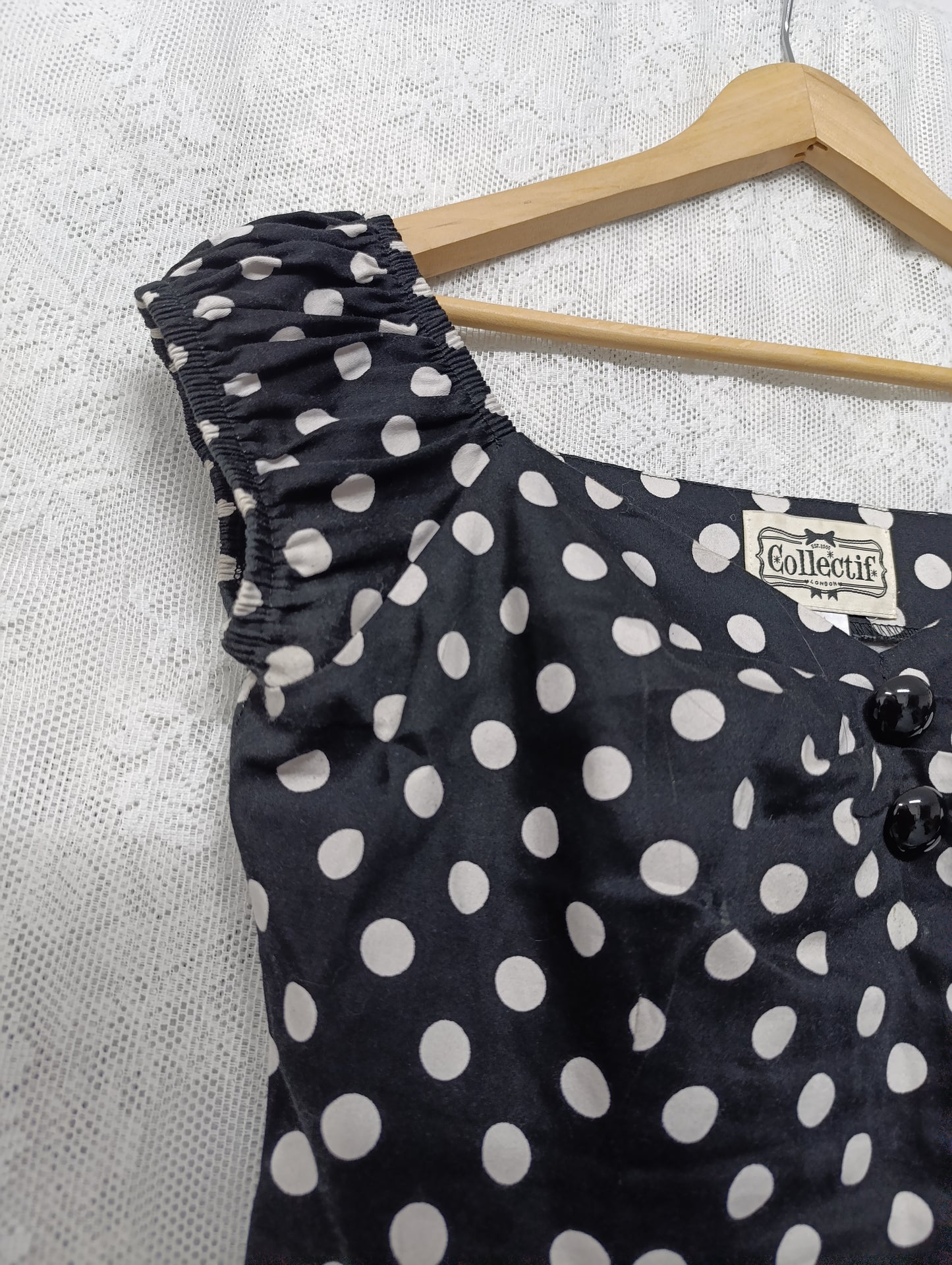 Vintage Polka Dot Top ⛦